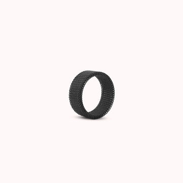 Mesh Ring- Black (Anti-tarnish & Waterproof)