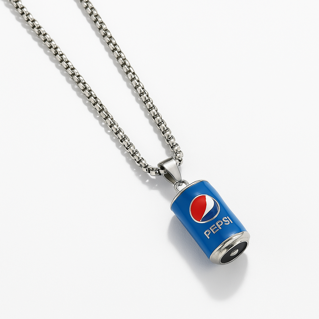 Pepsi Pendant with Chain