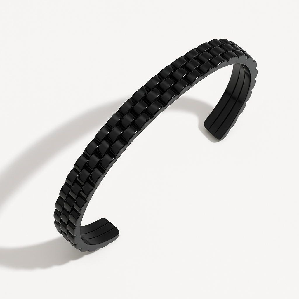 Titan Bracelet Cuff Band- Black