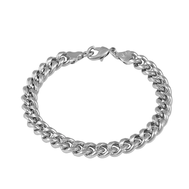 Jaxon Cubic Chain Bracelet -9mm
