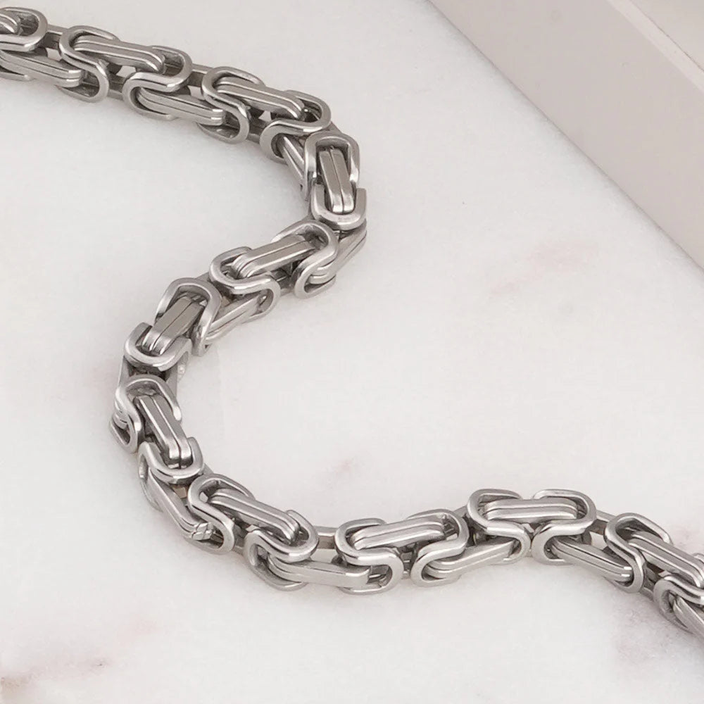 Zenith Byzantine Chain Bracelet- Silver