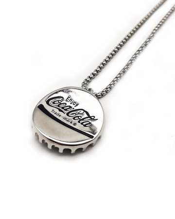 Coca Cola Pendant With Chain