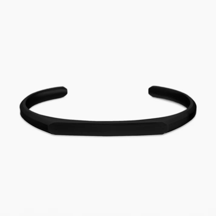 Edge Bracelet Cuff Band - Black