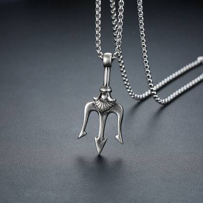 Trishul Pendant With Chain